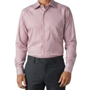 Peter Millar Shirt Men XXL 2XL Pink Blue White Striped Button Down Long Sleeve